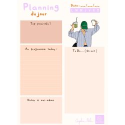 Daily Planner Angéline Melin 15 x 21 cm