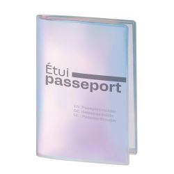 Etui passeport Iris 9,5 x 13,5 cm