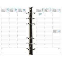 Organiseur Exatime 17 light Baltique 14 x 19 cm Semainier Septembre 2026 à Décembre 2027 - 16 mois