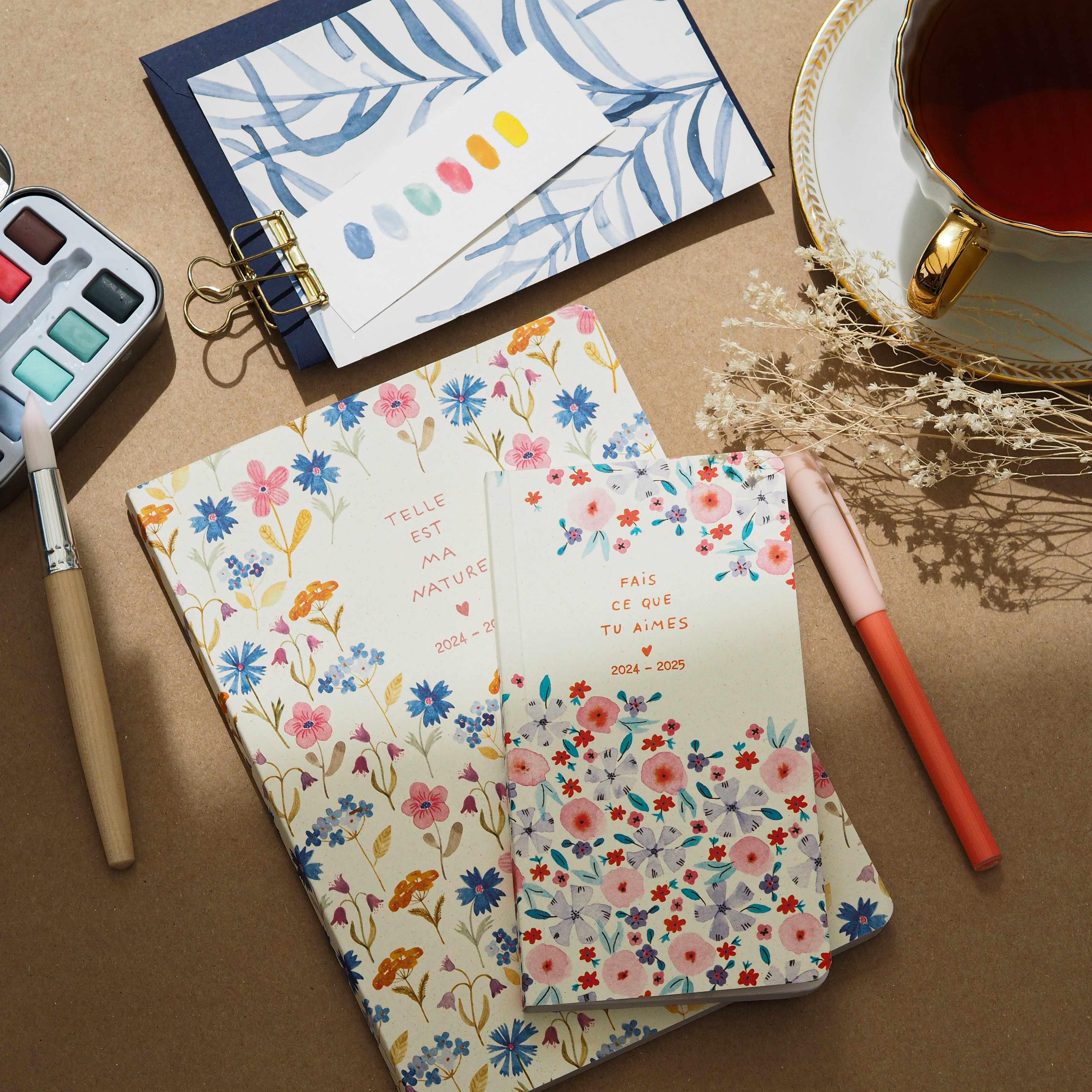 collab julie adore agendas fleuris