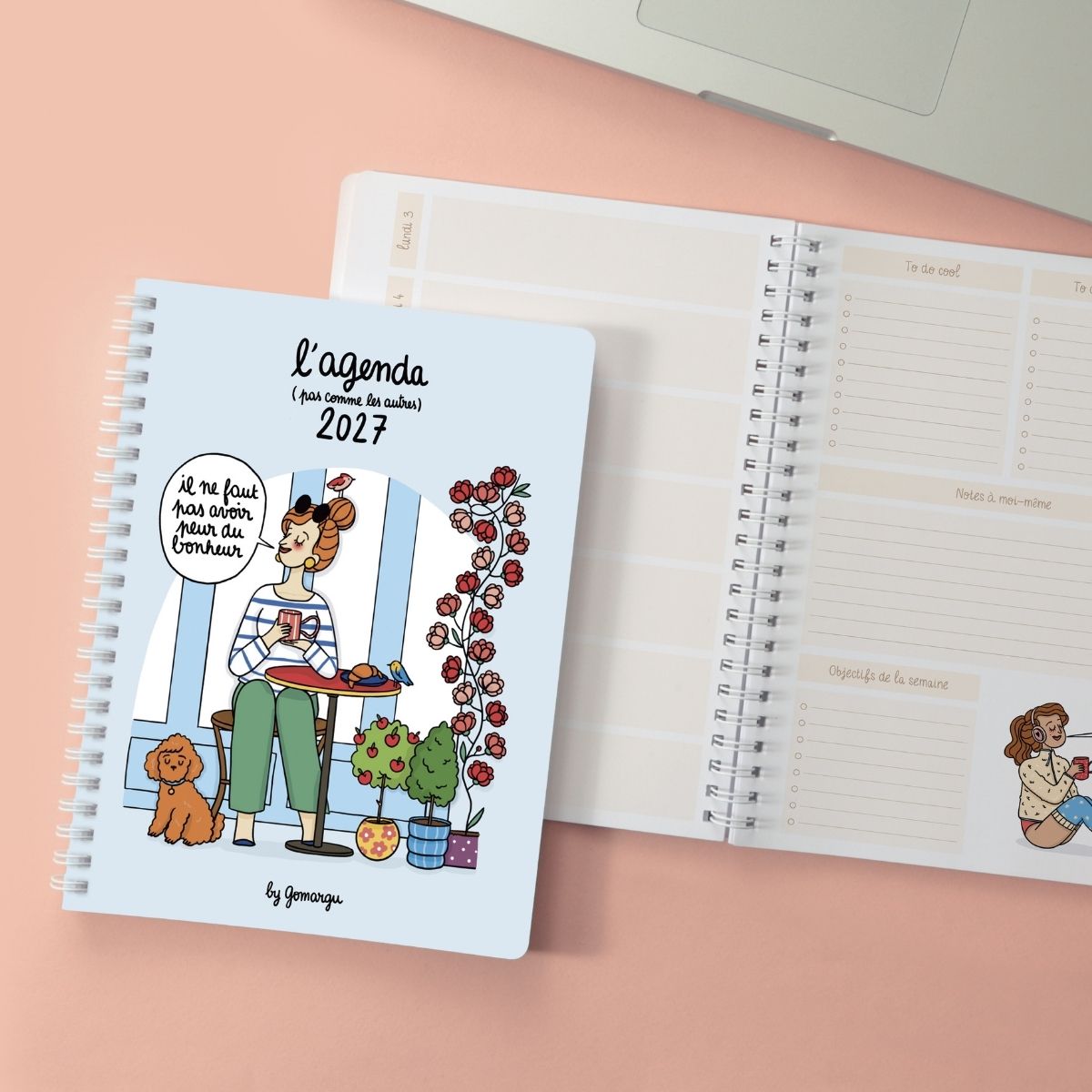 agenda illustré 2027 Gomargu x exacompta